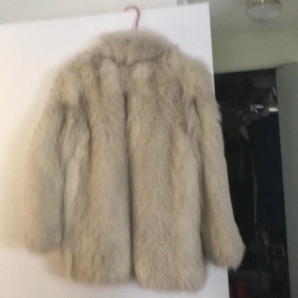 Authentic silver fox jacket. Size small - Picture 2 of 4